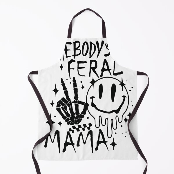 Item preview, Feral Mama Gothic Typography with Skeleton Hand and Melting Smiley designed and sold by haitrieuic96.