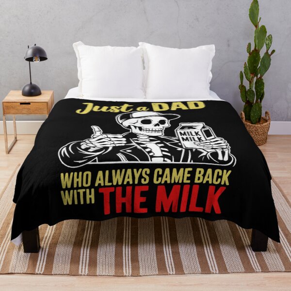 Item preview, Just A Dad Who Always Came Back With The Milk Funny Fathers designed and sold by Span-Le.