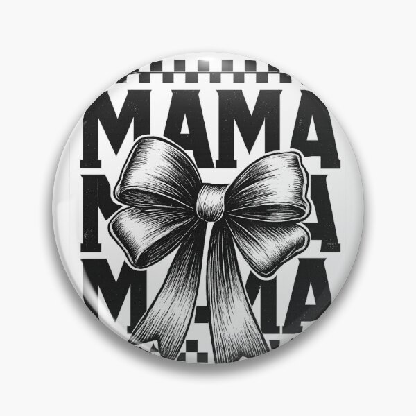 Item preview, Bold Retro MAMA Typography with Vintage Engraved Bow designed and sold by haitrieuic96.