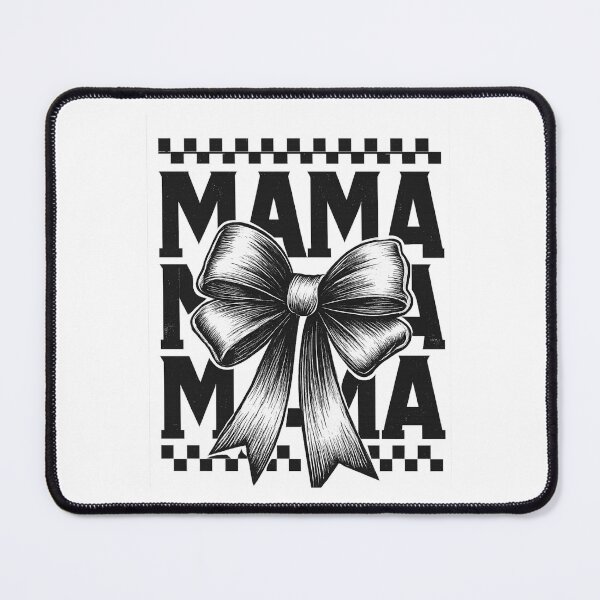 Item preview, Bold Retro MAMA Typography with Vintage Engraved Bow designed and sold by haitrieuic96.