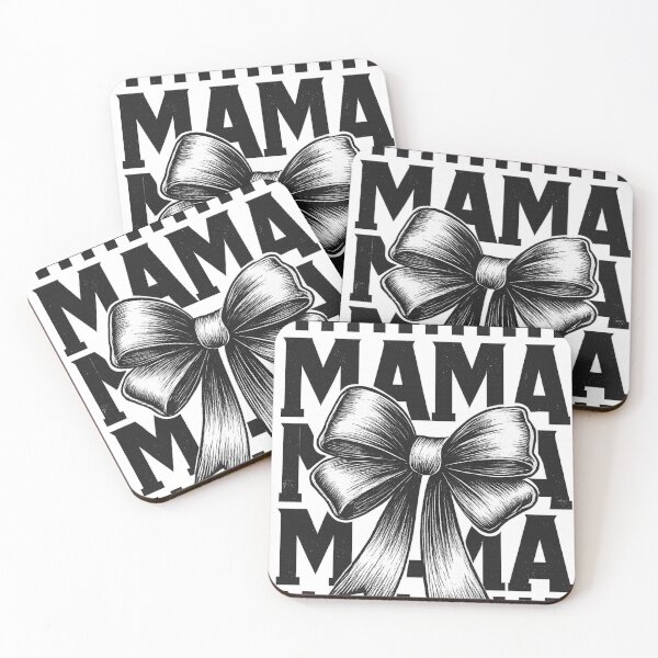 Item preview, Bold Retro MAMA Typography with Vintage Engraved Bow designed and sold by haitrieuic96.