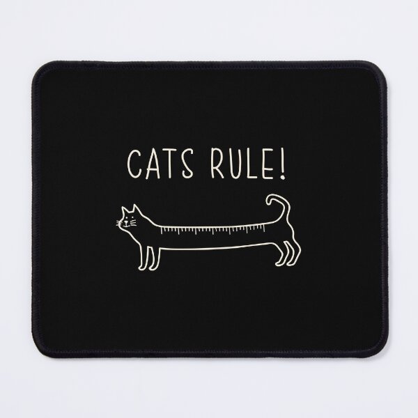 Item preview, cats rule designed and sold by Milkyprint.