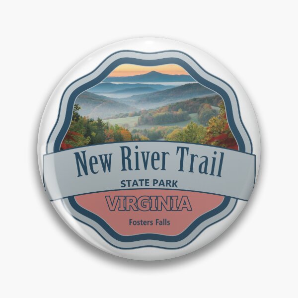 Item preview, New River Trail State Park, Fosters Falls, Virginia designed and sold by Wanderful-roads.