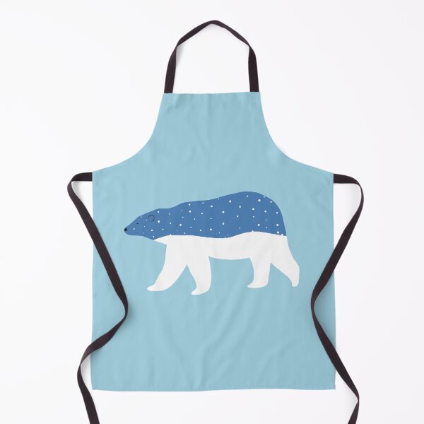 Aperçu de l'œuvre ours polaire enneigé créée et vendue par Milkyprint.