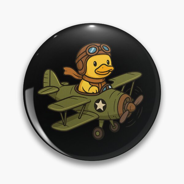 Item preview, Yellow Duck Pilot Aircraft Aviator Animal Lover Boys Girls designed and sold by rafaeltto.