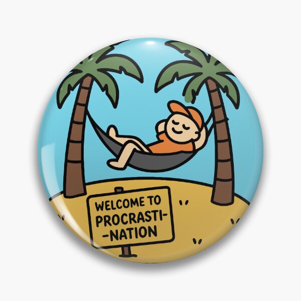 Item preview, Procrasti-Nation Island designed and sold by xmoudx.