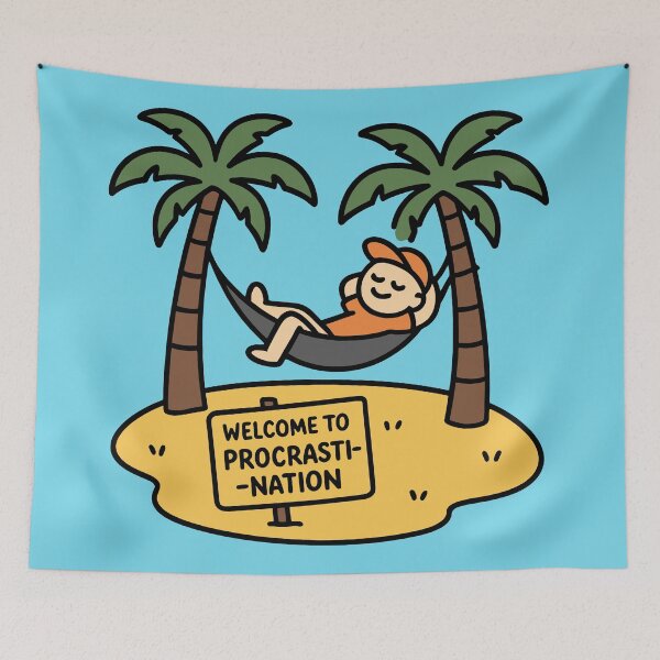 Item preview, Procrasti-Nation Island designed and sold by xmoudx.