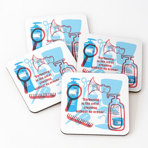 Item preview, Barbershop Tools | Art of Barbering | Vintage | Duotone designed and sold by geetasadashivan.