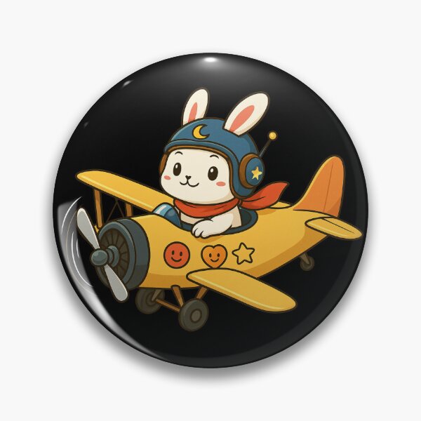 Item preview, Rabbit Bunny Pilot Aircraft Aviator Animal Lover Boys Girls designed and sold by rafaeltto.