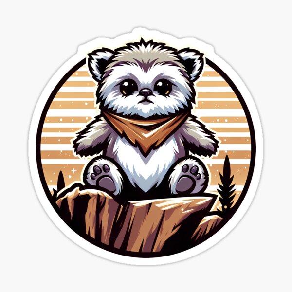 Item preview, Pequeño ewok kawaii designed and sold by Artillenium.
