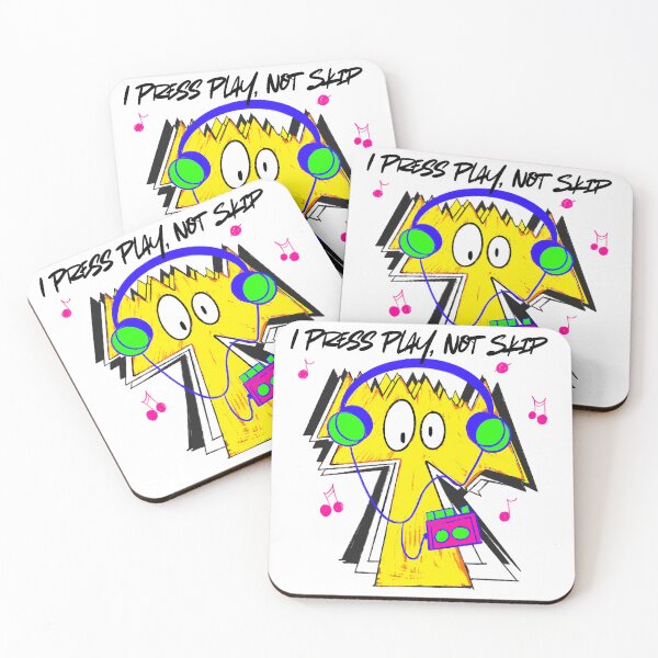 Item preview, Monster Mixtape Club | I press play, not skip designed and sold by French Papyrus Studio.