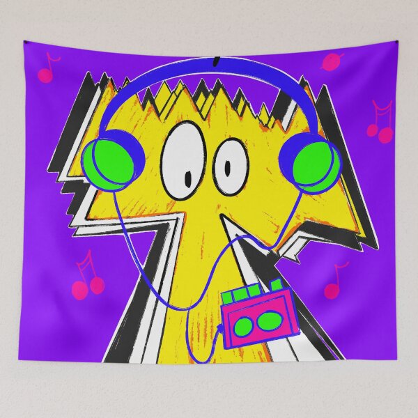 Item preview, Monster Mixtape Club | I press play, not skip designed and sold by French Papyrus Studio.