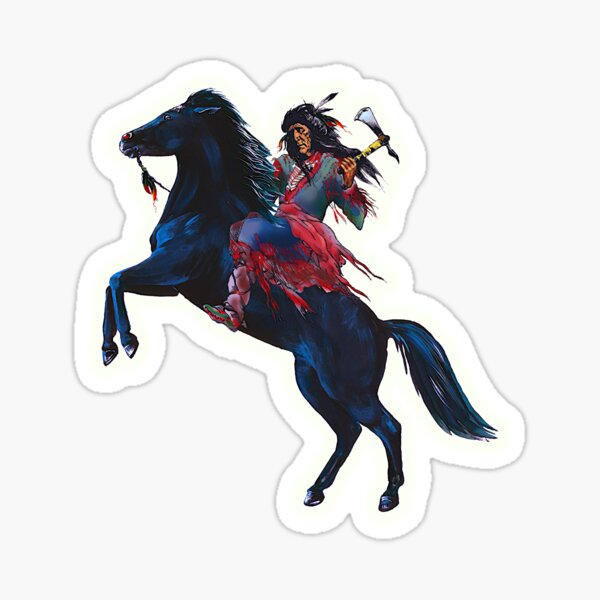 Karl May: Black Mustang G S by MarliesBugmann for KarlMayFriends Sticker