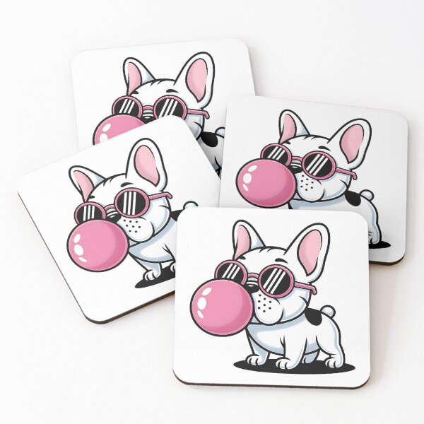 Item preview, French Bulldog with Bubblegum Attitude designed and sold by Fragy72.