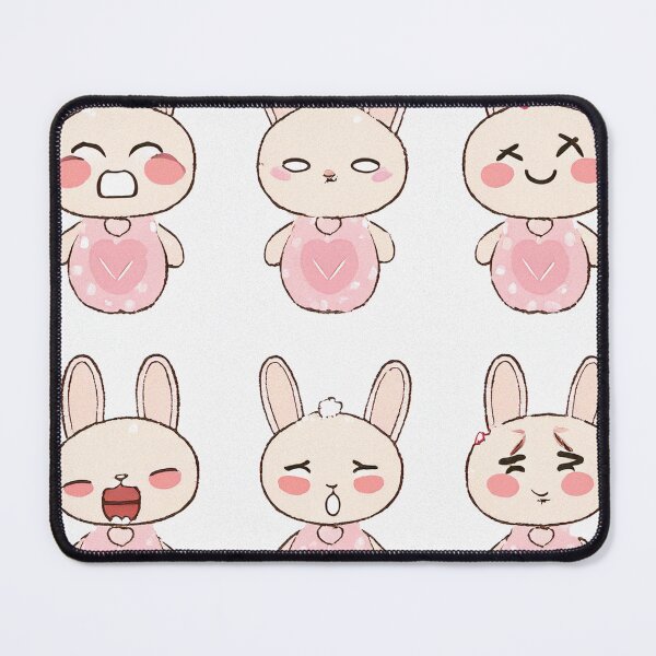Item preview, Kawaii Bunny Character Set designed and sold by Whiskers Secret Garden.