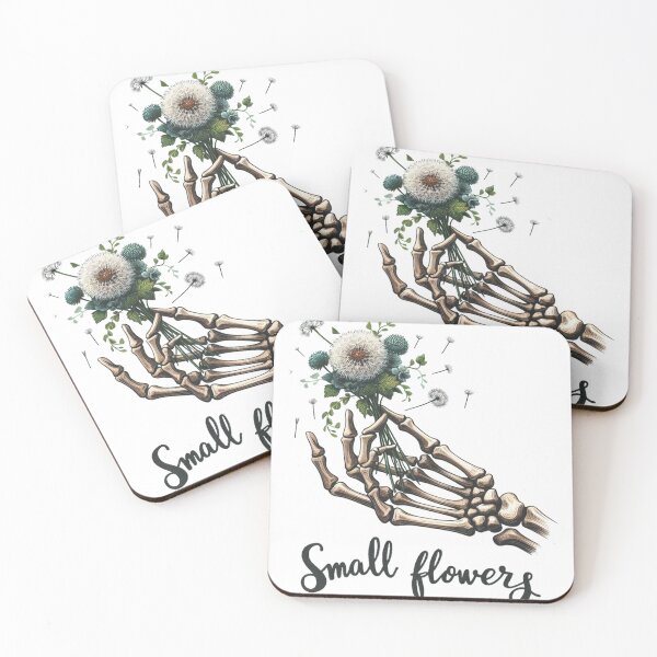 Item preview, Skeleton with Small Flowers designed and sold by erkinmaddison.