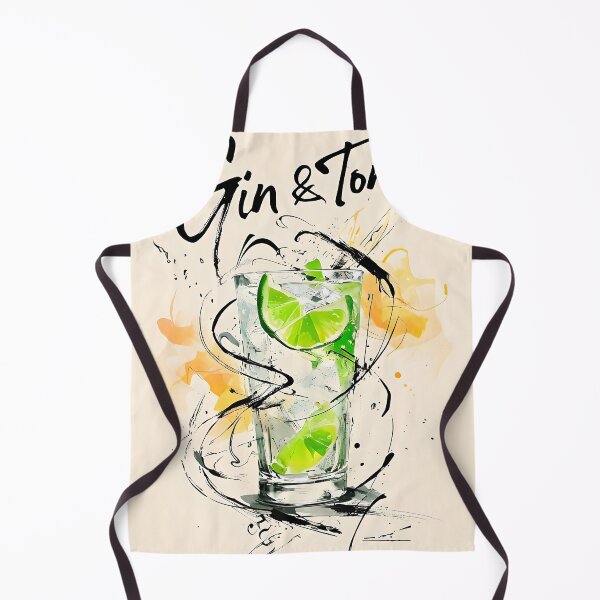 Item preview, Gin and Tonic in watercolor designed and sold by paulrommer.