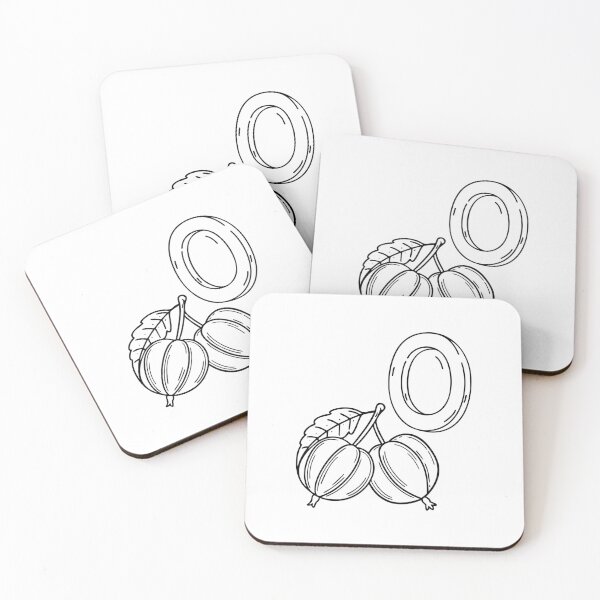 Item preview, An illustration of letter O stand for Otaheite gooseberry beside it designed and sold by rasagamastore.