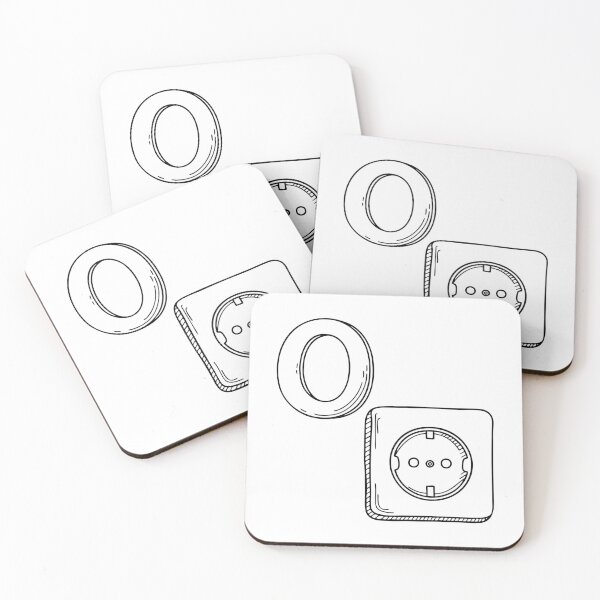 Item preview, An illustration of letter O stand for Outlet beside it designed and sold by rasagamastore.