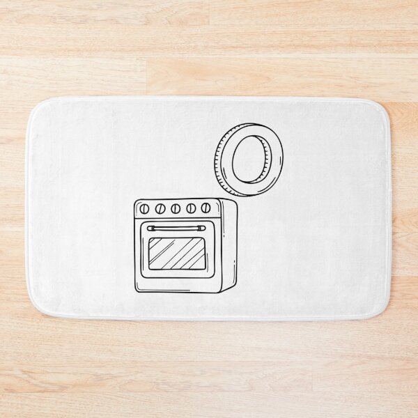 Item preview, An illustration of letter O stand for Oven beside it designed and sold by rasagamastore.