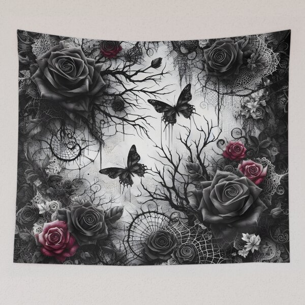 Item preview, Butterflies and Roses designed and sold by JacquiTaylorArt.