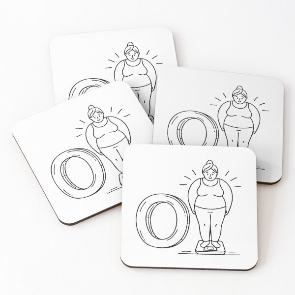 Item preview, An illustration of letter O stand for Overweight beside it designed and sold by rasagamastore.