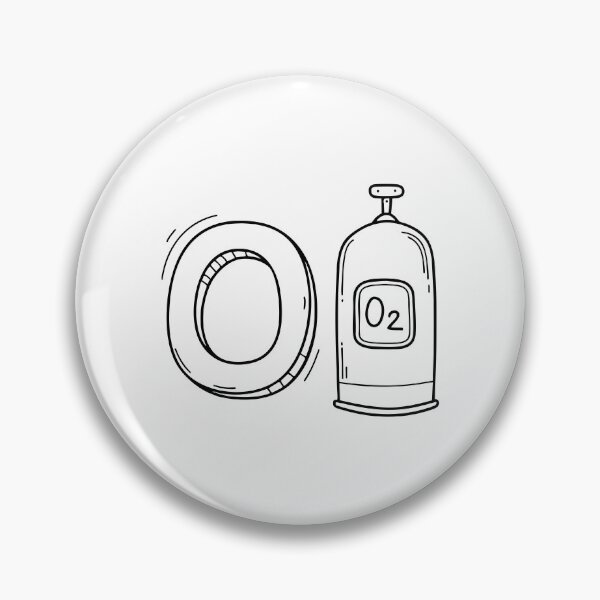 Item preview, An illustration of letter O stand for Oxygen beside it designed and sold by rasagamastore.