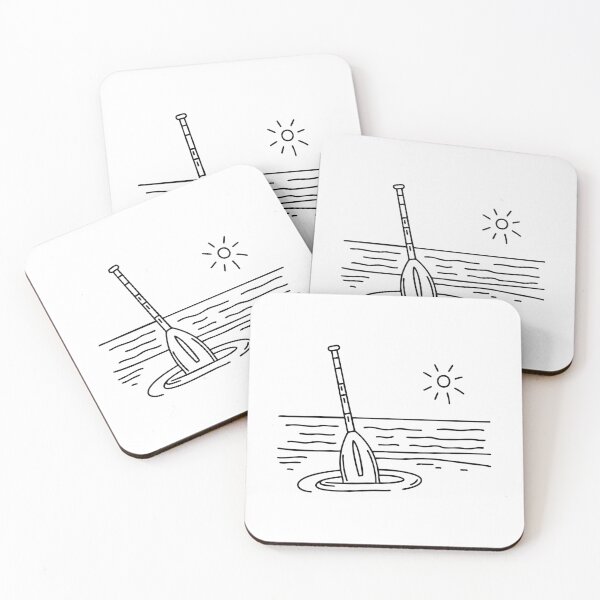 Item preview, An oar stuck in the sand near the shoreline designed and sold by rasagamastore.