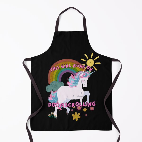 Item preview, This girl runs on doomscrolling designed and sold by Chaos Haven.