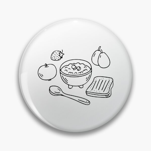 Item preview, A breakfast spread featuring oatmeal, fruit, and toast designed and sold by rasagamastore.