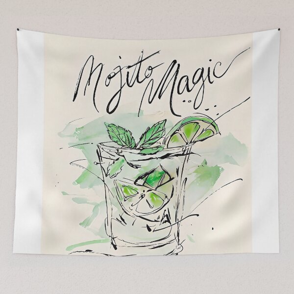 Item preview, Mojito Magic Watercolor designed and sold by paulrommer.