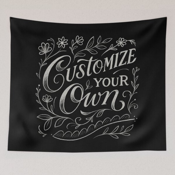 Item preview, Floral Chalkboard 'Customize Your Own' Art designed and sold by zzz888.