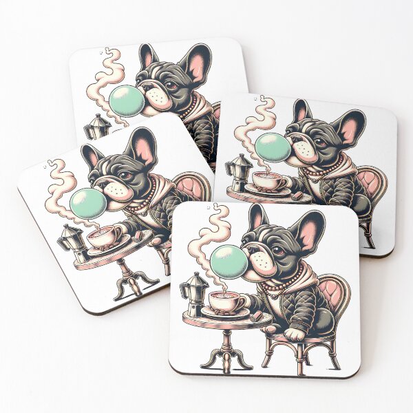 Item preview, Bubble Bulldog Coffee Break designed and sold by Fragy72.
