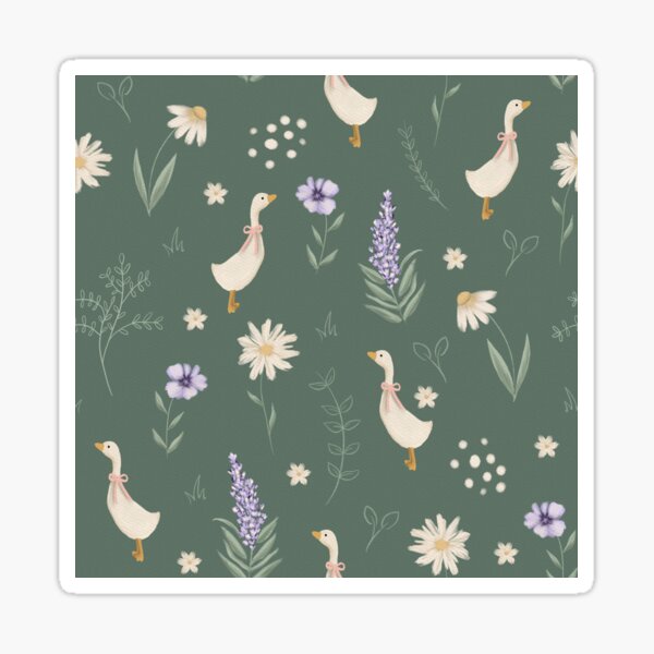 Item preview, Ducks in the Daisies designed and sold by BardiBella.