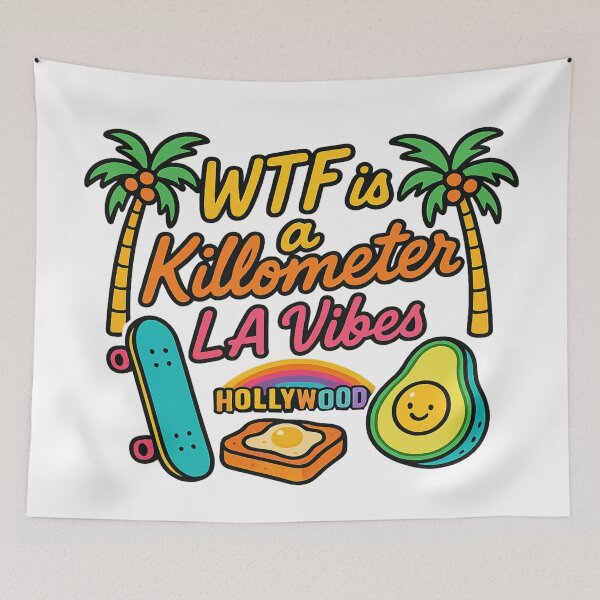 Item preview, We Measure in Miles – Patriotic LA Vibes designed and sold by Globalcitytees.