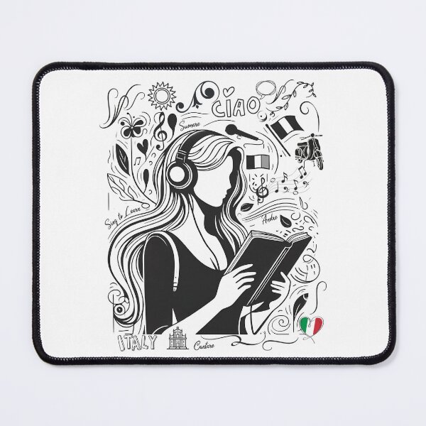 Item preview, Learn Italian with Heart & Headphones designed and sold by EwaVerse.