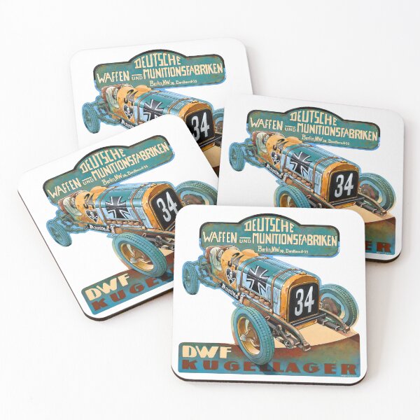 Item preview, D.W.F. Kugellager – German Engineering in Retro Style designed and sold by Matalobos /  Retro Art & Classic Machines.
