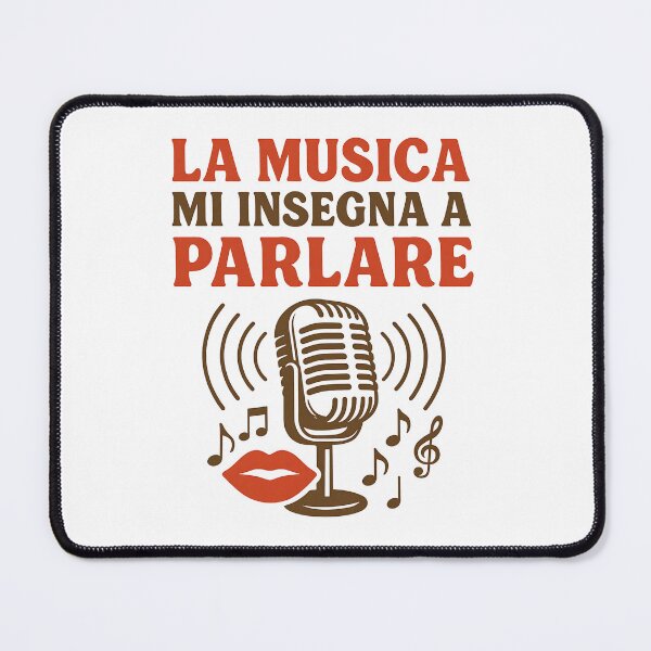Item preview, Music Teaches Me to Speak – Italian Style designed and sold by EwaVerse.