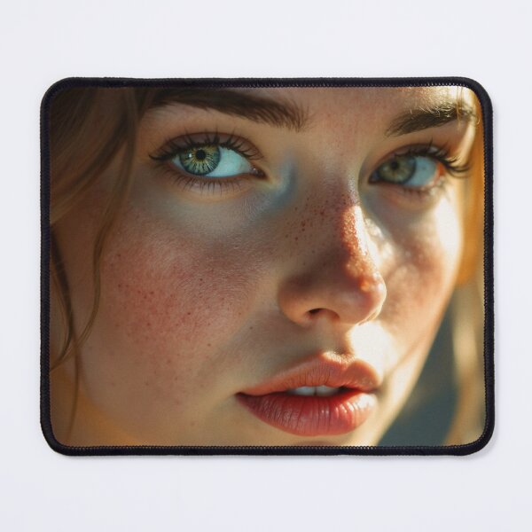 Item preview, Sunlit Freckles Girl: The Gaze of Summer designed and sold by Arcadia World.