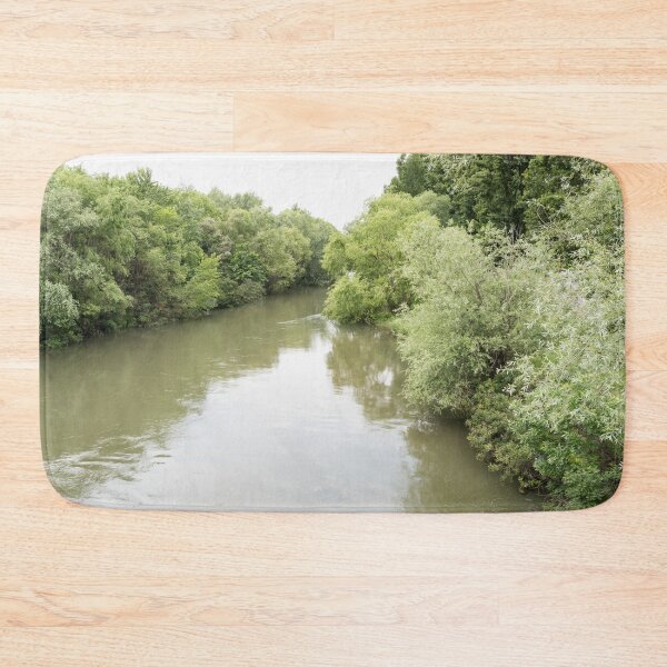 Item preview, Verdant Forested Riverbanks in Soft Light designed and sold by Georgia Mizuleva.