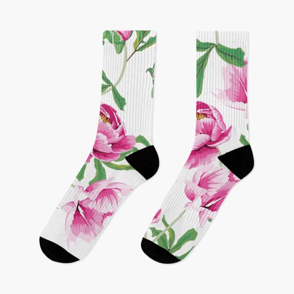Item preview, Seamless background with pink peony flowers. Traditional Chinese ink painting illustration. designed and sold by MatyKotiv.