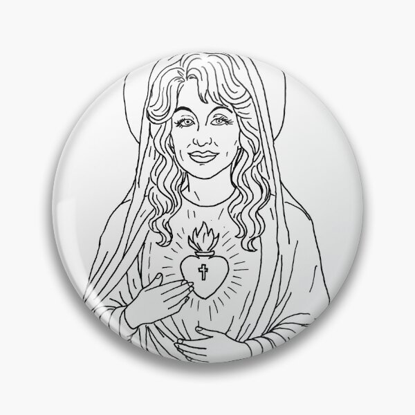 Item preview, Dolly Goddess Parton designed and sold by Purrgatory Pop.
