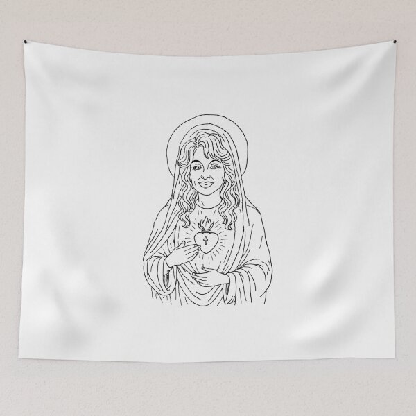 Item preview, Dolly Goddess Parton designed and sold by Purrgatory Pop.