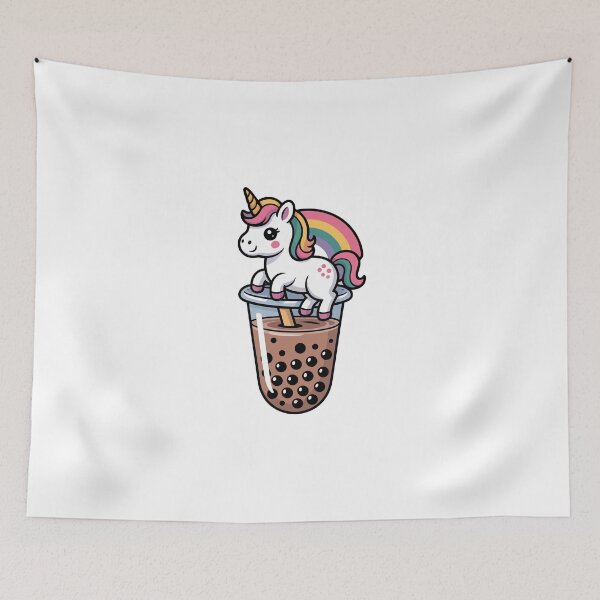Item preview, unicorn bubble tea designed and sold by jkrphoto.