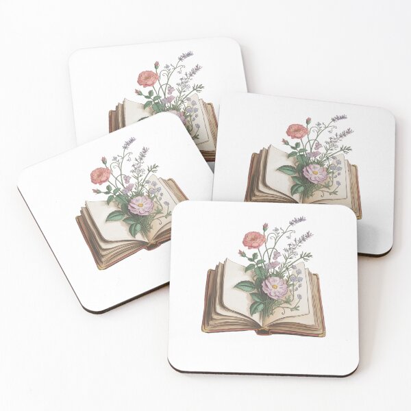 Item preview, Floral Book Lover Reading Book designed and sold by Mateusz Majcherek.