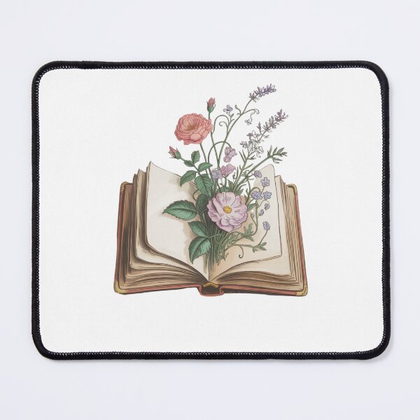 Item preview, Floral Book Lover Reading Book designed and sold by Mateusz Majcherek.