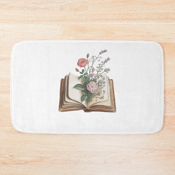 Item preview, Floral Book Lover Reading Book designed and sold by Mateusz Majcherek.