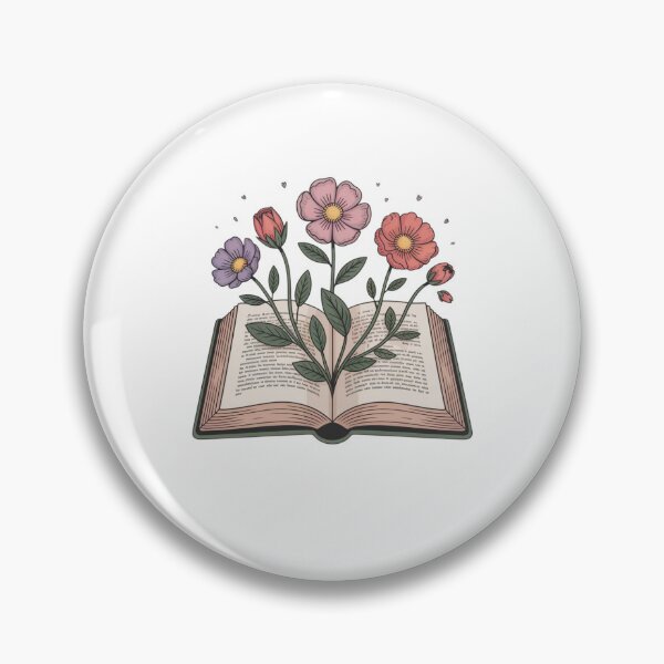 Item preview, Floral Book Lover Reading Book designed and sold by Mateusz Majcherek.
