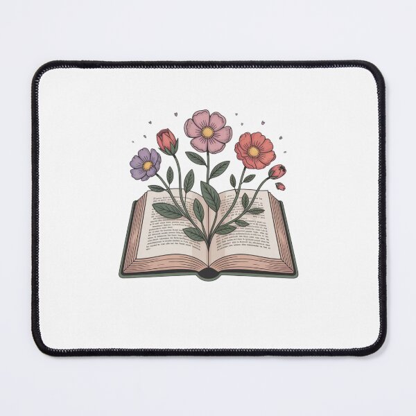 Item preview, Floral Book Lover Reading Book designed and sold by Mateusz Majcherek.