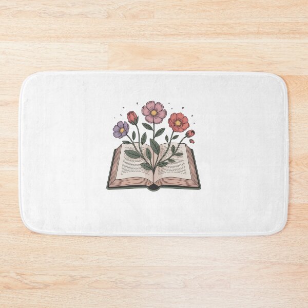 Item preview, Floral Book Lover Reading Book designed and sold by Mateusz Majcherek.